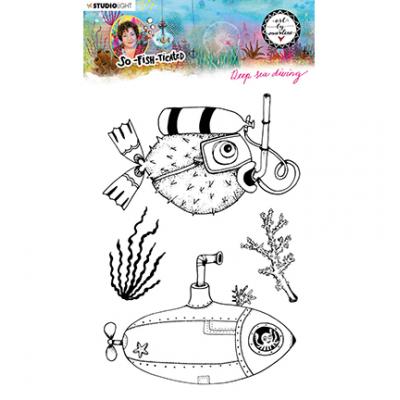 StudioLight So-Fish-Ticated Clear Stamps - Deep Sea Diving